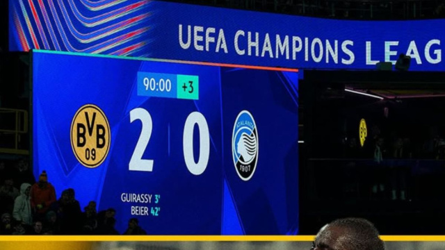 Il post Instagram del Borussia per la vittoria.