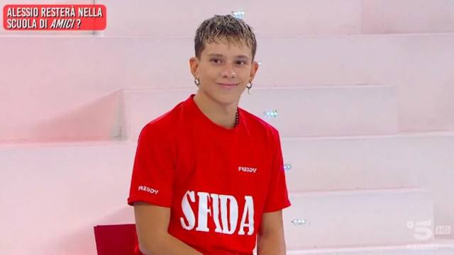 In foto Alessio, allievo di Amici &copy; Mediaset