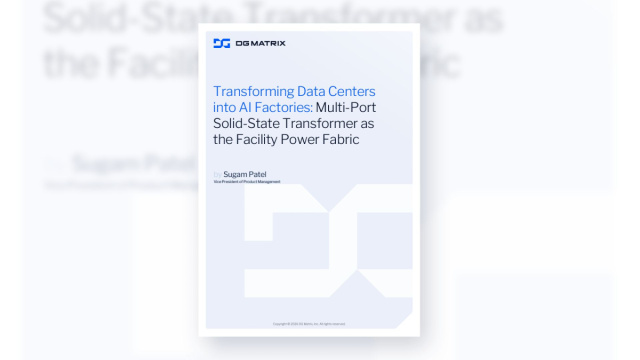 Transforming Data Centers into AI Factories: Multi-Port Solid-State ... &copy; Creative Commons