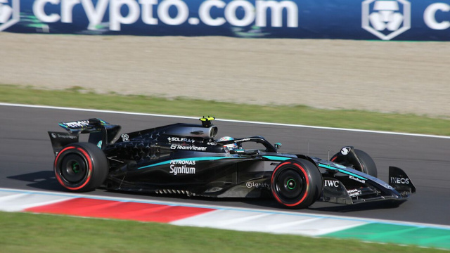 Antonelli durante le qualifiche del Gran Premio d'Italia 2025.