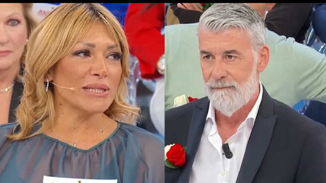 Cinzia e Lanfranco a Uomini e donne &copy; Canale 5.