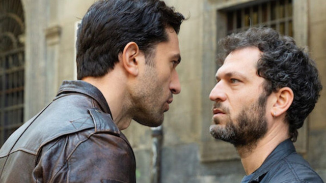 Damiano Renda ed Eduardo Sabbiese - screenshot &copy; Un posto al sole.