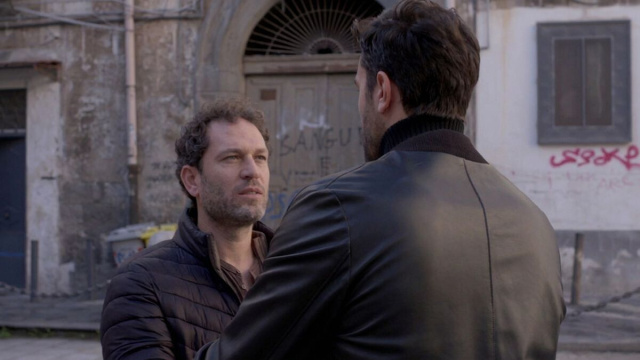 Eduardo Sabbiese (Fiorenzo Madonna) e Damiano Renda (Luigi Miele) &copy; Un Posto al Sole Rai