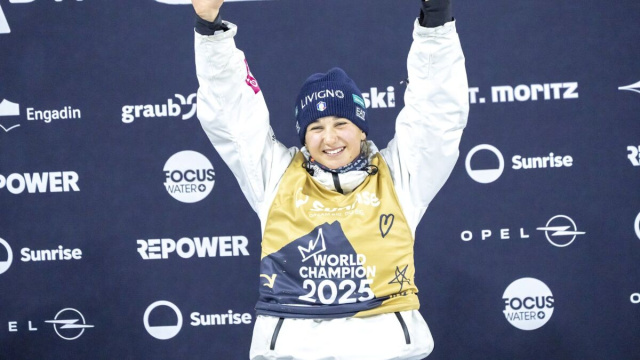 Flora Tabanelli &egrave; oro ai Mondiali di Sci Freestyle 2025: la prima ... &copy; Creative Commons