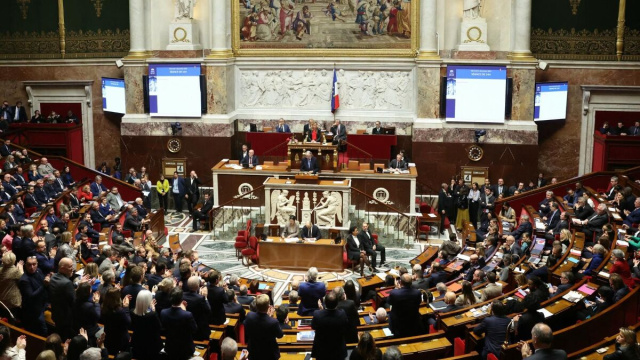 L'Assemblea Nazionale di Francia dove &egrave; avvenuto il dibattito.
