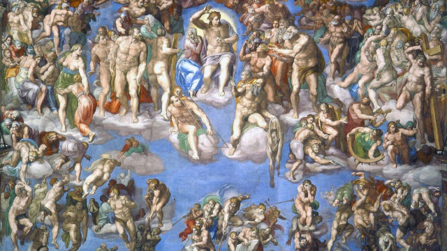 Manutenzione straordinaria Giudizio Universale Michelangelo &copy; Creative Commons