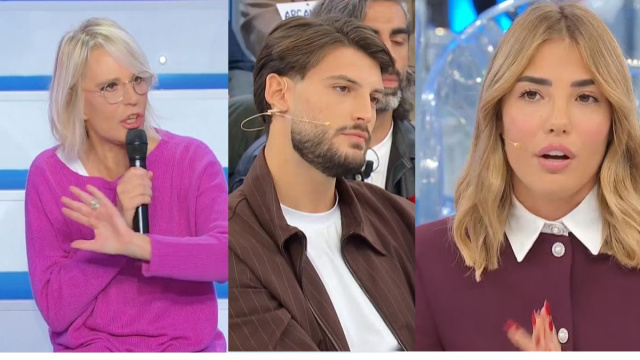 Maria De Filippi, Ciro Solimeno e Martina De Ioannon &copy; Canale 5.