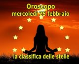 Locandina per l'oroscopo di mercoled&igrave; 25 gennaio 2026 - &copy; Roberta Carsoli.