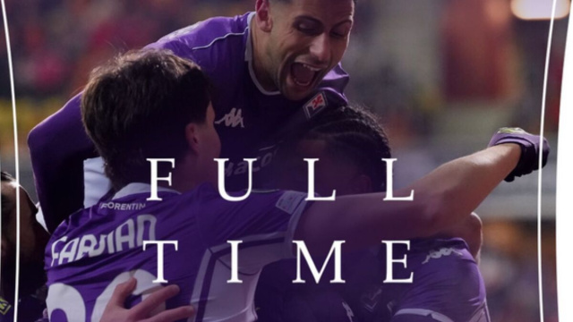 Il post Instagram con cui la Fiorentina ha festeggiato la vittoria contro lo Jagiellonia.
