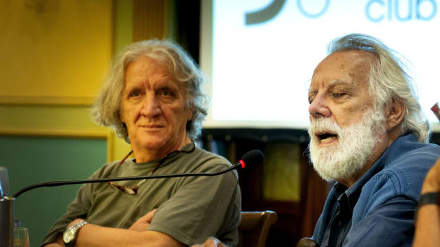 Sergio Sacchi e Sergio Staino (foto Roberto Molteni)  EFFE RADIO &copy; Creative Commons