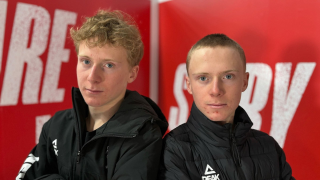 Twins Campbell and Finley Melville Ives fuel on snowboard and ... &copy; Creative Commons