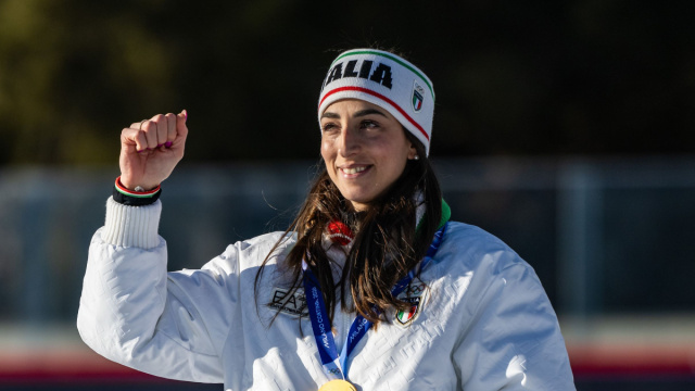 Giochi Olimpici, Milano Cortina: Lisa Vittozzi e Davide Ghiotto ... &copy; Creative Commons
