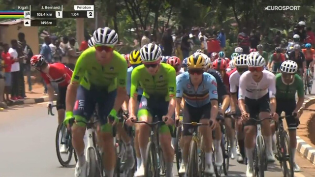 I Mondiali di ciclismo in Ruanda - &copy; Screenshot Eurosport