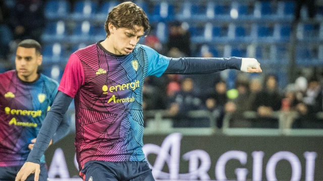 Marco Palestra, terzino del Cagliari. Foto &copy; Cagliari