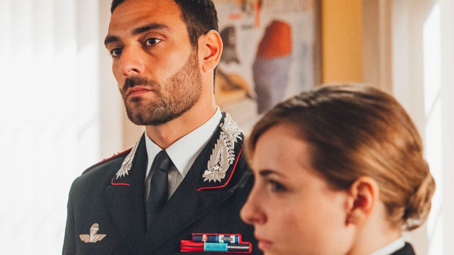 In foto Diego Martini e Caterina Provvedi &copy; Don Matteo 15 Rai