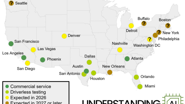 Waymo's next five cities are all in red states &copy; Creative Commons