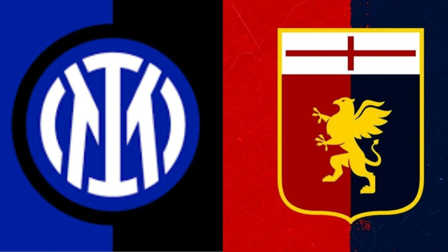 Gli stemmi di Inter e Genoa (Wikicommons).