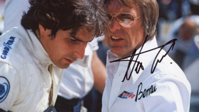 Bernard Charles & Nelson Ecclestone & Piquet Autograph  signed ... &copy; Creative Commons