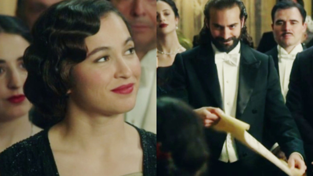 Catalina e Adriano durante la cerimonia © La Promessa