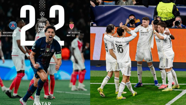 Il PSG e il Real Madrid, i due post Instagram delle due societ&agrave;.