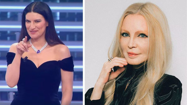 Laura Pausini e Patty Pravo &copy; Sanremo/RAI.