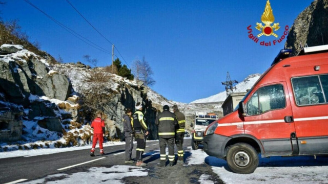 Un'immagine dei Vigili del Fuoco.