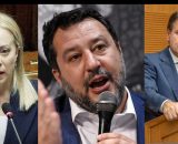 Giorgia Meloni, Matteo Salvini e Giuseppe Conte (&copy; Facebook)