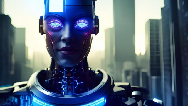 Un cyborg, immagine da Pixabay.