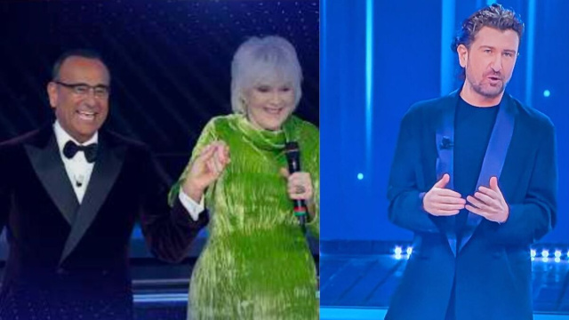 Carlo Conti, Caterina Caselli e Alessandro Siani - Sanremo 2026
