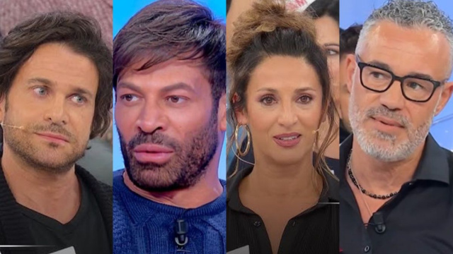 Alessio, Gianni, Elisabetta e Sebastiano - screenshot &copy; Canale 5