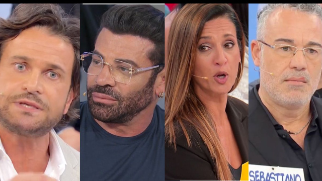 Alessio Pili Stella, Gianni Sperti, Elisabetta Gigante e Sebastiano Mignosa &copy; Canale 5.