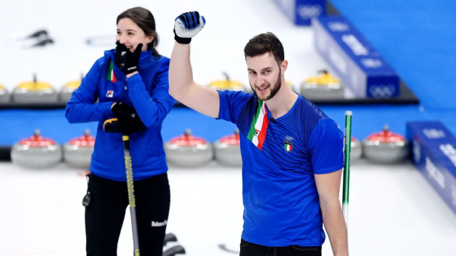 Curling: Amos Mosaner e Stefania Constantini &copy; Creative Commons