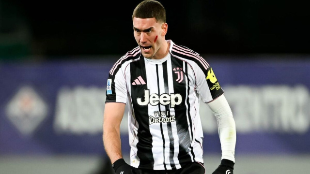 Dusan Vlahovic, attaccante della Juventus. Foto &copy; Juventus FC