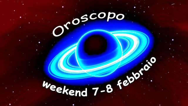 Locandina per l'oroscopo del weekend 7-8 febbraio e classifica - &copy; Copilot IA.