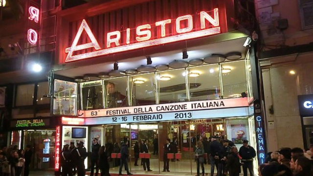 Il Teatro Ariston di Sanremo -foto da Wikipedia