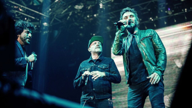 Nek, Max Pezzali e Francesco Renga.