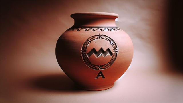 Numero 7 della Smorfia napoletana, 'o vasetto. &copy; Immagine creata con Dall-E