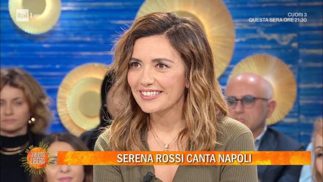 Serena Rossi, attrice di Mina Settembre &copy;A Ruota Libera/Rai.