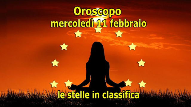 Locandina per l'oroscopo di mercoled&igrave; 11 febbraio 2026 - &copy; Roberta Carsoli.