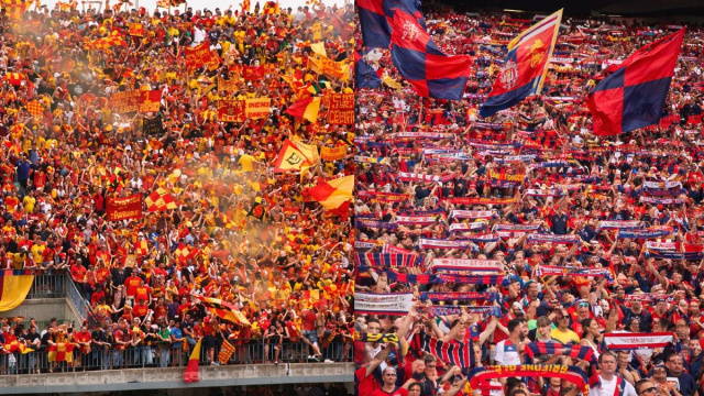 Tifosi del Lecce e del Genoa @ Immagine I.A.