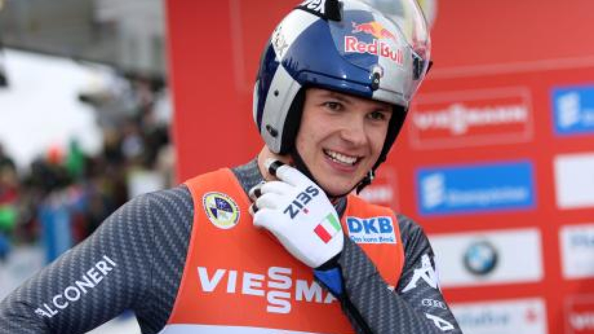 Fischnaller al top nelle prove di slittino maschile