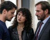 Gianluca (Flavio Gismondi) , Anna Toscano (Margot Adam) e Alberto Palladini (Maurizio Aiello) &copy; Un Posto al Sole Rai