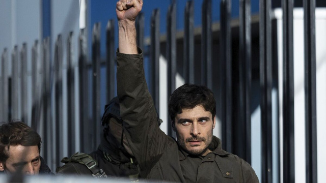 Lino Guanciale nei panni di Lucio Gambera &copy; L'Invisibile - La Cattura di Matteo Messina Denaro / Rai.