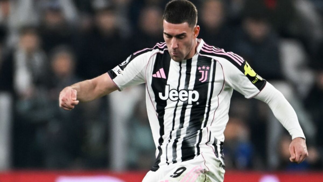 Dusan Vlahovic, attaccante della Juventus. Foto &copy; Juventus FC