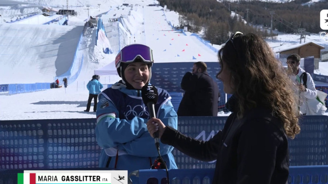 Maria Gasslitter: "Non ho parole...mi godo questa finale ... &copy; Creative Commons