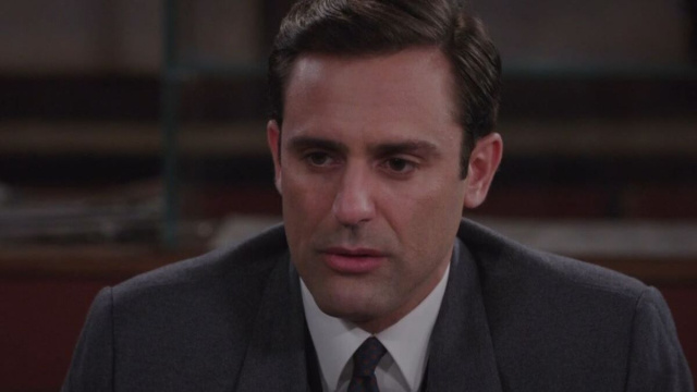 Thomas Santu nei panni di Enrico Proeitti &copy; Il Paradiso delle Signore/Rai.