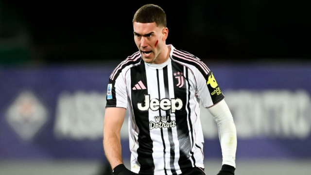 Dusan Vlahovic, attaccante della Juventus. Foto &copy; Juventus FC