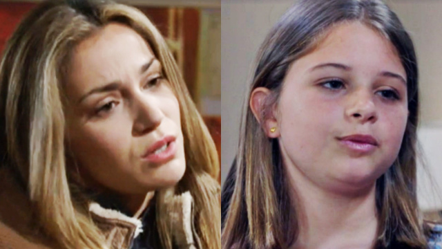 Greta e Cristina in scena &copy; Un posto al sole