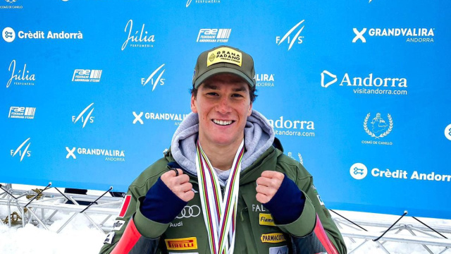 Giovanni Franzoni, il primo cristallo tra le mani! - SciareMag &copy; Creative Commons