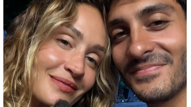 Helena Prestes e Javier Martinez &copy; Instagram.